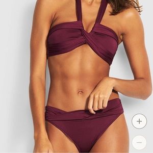 Seafolly Burgundy Bikini
